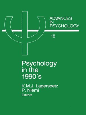 cover image of Psychology in the 1990's